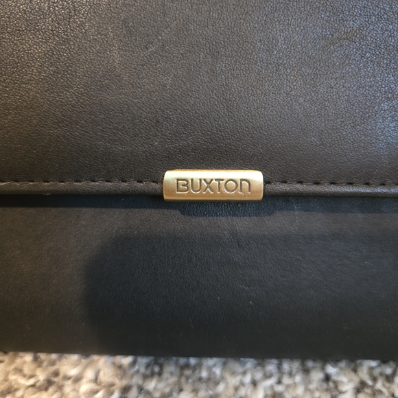 Buxton Black Women's Clutch Wallet - Picture 2 of 8